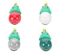 OKUMEYR Gel pour Ongles Noël 4pcs à Séchage Rapide, Résine et Verre, Multi-usages pour Manucure Quotidienne et Fêtes, Idéal pour Usage à Domicile