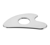 OKUMEYR Grattoir de Massage Visage Outil de Gua Sha en Acier Inoxydable Forme Cœur Confortable et Résistant et Détente Musculaire pour Massage Facial