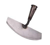 OKUMEYR Houe de Désherbage Manuelle en Acier Argenté, Outil Portable | Jardinage et Usage Agricole, Moulage Robuste, Économie D’Effort, sans Manche, un