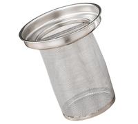 OKUMEYR Infuseur à Thé En Acier Inoxydable Couvercle Passoire à Thé Fine 8,1 x 7,5 x 7,8 Cm Accessoire De Dégustation