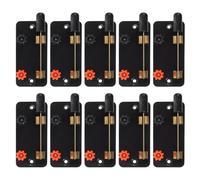 OKUMEYR Interrupteur à Lame Simple Spst 10 Pièces pour Projets Scientifiques Équipement Pédagogique Scolaire Circuit Électrique Basse Tension Outil D’Expérimentation pour Laboratoires