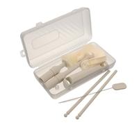 OKUMEYR Kit de Nettoyage pour Biberon Bébé en Silicone Pliable Égouttoir | Séchage Vertical, Nettoyage en Profondeur, PP et Acier Inoxydable, pour Biberon et Tasse à Bec, Voyage