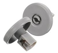 OKUMEYR Kit De Réparation 2 Roulettes Larges Pour Panier Inférieur De Lave-vaisselle Compatible Modèles Courants, Accessoires De Rechange Robustes Glisse Fluide