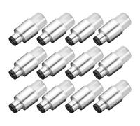 OKUMEYR Lampe à Rayons de Roue Éclairage pour vélo de Route Argent Acier Inoxydable 12 Pcs Auto Turn on and Turn Off pour Cyclisme sécurisé et visibilité optimale