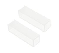 OKUMEYR Lot de 2 Cuvettes Optiques en Verre de 10 Mm de Longueur de Optique pour Spectrophotométrie de Précision Conçues pour Une Utilisation en Laboratoire 2 Pièces X 2