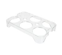 OKUMEYR Lot De 2 Distributeurs De Rangement Pour Réfrigérateur Support De Porte Latérale Respirant Conteneur De Rangement Empilable Bac De Rangement En Pp Plateau Pour Usage Domestique