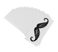 OKUMEYR Lot de 20 Autocollants pour Épilation Nez et Coiffage de Barbe en Pp Noir, Accessoires pour Décoration et Diy, Cire Facile à Utiliser