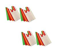 OKUMEYR Lot de 20 De Courses Non Tissés Réutilisables pour Le Voyage Le Shopping Le Rangement Pochettes Portables Couleurs Aléatoires