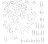 OKUMEYR Lot De 200 Bouchons De Protection Transparents Pour Panier De Lave-vaisselle, Embouts Compacts En Pvc 3mm, Accessoires Remplaçables Cuisine Ménagère, Protections Pratiques Et Solide