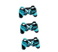 OKUMEYR Lot De 3 Coques En Silicone Pour Manette Design Entièrement Noir Et Élégant