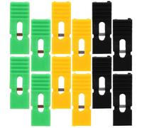 OKUMEYR Lot de 30 Shunts de Court-Circuit 2,54 Mm Noir, Jaune et Vert, Connecteurs Ouverts et Fermés en Plastique Solide pour Circuits Imprimés, Accessoires DVD/CD, Réparation