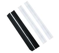 OKUMEYR Lot De 4 Bandes D’étanchéité En Silicone t Pour Joints De Cuisinière Et Plan De Travail, 25 Pouces, Noir Et Blanc, Résistant à La Chaleur, Remplisseur D’espace Étanche Cuisine Et Ménage