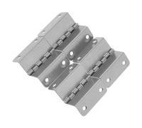 OKUMEYR Lot de 4 charnières de placard pivotantes à 180 degrés pour porte pliante de cuisine charnière à manivelle en métal