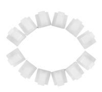OKUMEYR Lot de 50 Clips Câbles Auto-Adhésifs Grands Formats en Plastique Blanc et Vert Organisateurs de Câbles Robustes pour Gestion de Fils USB Télévision et Informatique Clips de