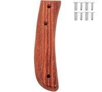 OKUMEYR Manche de Couteau en Bois Massif Poignée de Remplacement Percée pour Couteau Cuisine Manche de Réparation Ergonomique Surface Lisse Cuisine Robuste et Pratique pour Usage