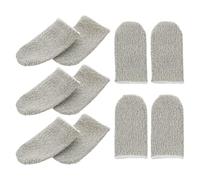 OKUMEYR Manchons pour Doigts de Jeu Mobile 10pcs en Coton et Chinlon, Anti-Transpiration, Respirants, pour Contrôle Précis et Confort Lors de Sessions de Jeu Intense