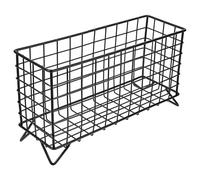 OKUMEYR Mangeoire à Lapins Surface Lisse et Bords Arrondis Grosse Capacité en Fer Support pour Cage de Petits Animaux et Cochons d'Inde
