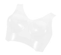 OKUMEYR Mannequin Femme Transparent Grosse Taille pour Soutien-Gorge, Buste Creux en Plastique Taille Sculptée, Présentoir pour Robe Et Haut du Corps, pour Boutique Et Exposition