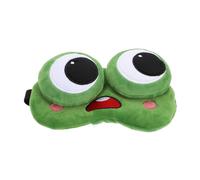 OKUMEYR Masque Yeux de Grenouille en Peluche Gel, Bande Élastique Respirante, Cache-œil Confortable pour Dormir, pour Camping et Activités en Extérieur