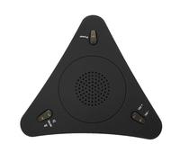 OKUMEYR Microphone USB Omnidirectionnel ’écho Dsp, Câble 1,5 M, pour Visioconférence, Jeux Vidéo et Enregistrement Vocal, Technologie Plug and Play, Noir, Portable et Léger