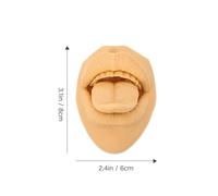 OKUMEYR Modèle de Bouche Silicone Souple avec Langue Flexible pour Pratique de Piercing Partie Du Corps avec Support Simulation Réaliste pour Entraînement et Affichage