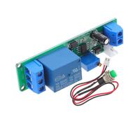 OKUMEYR Module Relais Temporisé Dc avec Minuterie Réglable et Déclenchement par Bouton Externe Unité de Relais Fiable pour Contrôle Circuit Domestique Bureau et Industrie