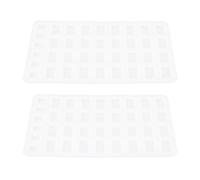 OKUMEYR Moule à Briques Miniatures en Silicone Flexible 2 Pièces Outil de Modélisme pour Création de Décors Démoulage Facile et Réutilisable pour Loisirs Créatifs et Artisanat