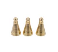 OKUMEYR Moule à Parfum en Laiton Léger et Facile à Utiliser, Lot de 3 Pièces pour Fabriquer Cônes de Parfum DIY, Outil pour Salon de Thé et Décoration