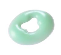 OKUMEYR Oreiller pour Spa en Silicone Vert, Coussin Facial Ergonomique pour Massage Visage, Protection Confortable et Fluide, pour Salons de Beauté