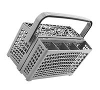 OKUMEYR Panier à Couverts Pour Lave-vaisselle Avec Compartiment Intégré Et Poignée Bac Léger Plastique Robuste Pour Essorage Et Rangement Pratique Des Petits Ustensiles
