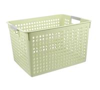 OKUMEYR Panier à Linge Multi-fonctionnel et Résistant en Plastique Pp Vert, Grosse Capacité pour Salle de Bain pour et Rangement des Jouets Garçon et Filles