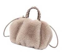 OKUMEYR Paquet Bandoulière en Peluche pour Femme, Léger et Pratique, Capacité Adaptée, Style Mignon et Polyvalent pour Voyage ou Travail