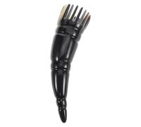 OKUMEYR Peigne Guasha en Corne de Bœuf pour Cuir Chevelu, Massage Doux et Apaisant, Favorise un Sain du Cuir Chevelu, Outil Antistatique pour Épaule