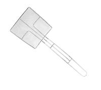 OKUMEYR Pelle à Scories Carrée Acier Inoxydable Passoire Pour Ustensiles De Cuisine Pratique Avec Handle