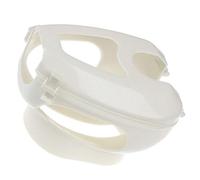 OKUMEYR Pigeonnier à Monture Fixe en Plastique Blanc, Accessoire pour Injection et Observation médicale des Oiseaux de Compagnie