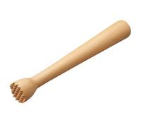 OKUMEYR Pilon à Glace en Bois De Hêtre Robuste, Outil De Bar Multifonction, Bâtonnet Mélangeur pour Mojito Et Cocktails, Usage Domestique Et Professionnel, Pilon Ergonomique Cuisine Et Mixologie