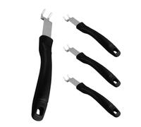 OKUMEYR Pince à Grille de Barbecue en Acier Inoxydable 4 Pièces 22 Cm