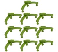 OKUMEYR Pince de Pliage de Brindilles Réglable 10 Pièces Plastique Vert | Arbres Fruitiers et Pruniers, Jardin Extérieur, Usage Répété, Léger et Robuste, Fixation Pratique
