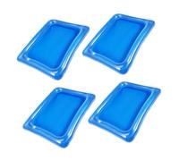 OKUMEYR Plateaux de Service de Glace Gonflables 4Pcs Glacières pour Bar à Salade et Portables pour et Barbecues Événements Air Design Facile à Gonfler