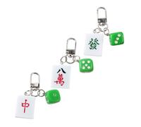 OKUMEYR Porte-clés Mignon Mahjong Accessoires Liong Mah Porte-clés Pendentif Pour La Richesse