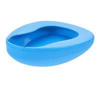 OKUMEYR Pot de Chambre pour Patient Infirmier, Bassin de Lit en Plastique Injecté Bord Renversé, Grosse Capacité, Léger et Facile à Nettoyer, Adapté aux Personnes Âgées et Malades,