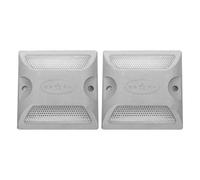 OKUMEYR Réflecteurs de Balises Routières 2 Pièces pour Allées et Autoroutes Signalisation de Sécurité Routière