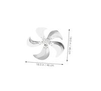 OKUMEYR Replacement Aluminum Floor Fan Blades Blade Fan Accessories For Industrial And Home Use Quiet Low Noise Operation With Adjustable Airflow Direction