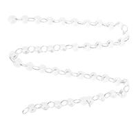 OKUMEYR Rideau de Cristal à Perles pour Porte 5 Pièces, Perles en Verre 14 Mm, Longueur Ajustable, Effet Arc-en-Ciel, pour Fêtes et Décoration Intérieure