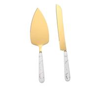 OKUMEYR Set Couteau Pour Mariage Coupe-gâteau Pratique Outil De Serveur À Gâteau Pelle À Pizza Pour Anniversaires Et Festivités