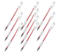 OKUMEYR Stylos Marqueurs Waterproof Rouges Lot de 10 pour Positionnement et Dessin Exact en Plastique, Légers et Précis pour Maquillage Sourcils