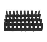 OKUMEYR Support Intérieur Rectangulaire en Silicone pour Boîte aux Lettres, Noir, Design Surélevé Étanche, Protection du Courrier et des Colis pour Boîte aux Lettres Côté Rue