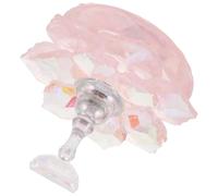 OKUMEYR Support pour Capsules D'ongles Design Cerisier Irisé en Plastique Rose Porte-ongles Polyvalent pour Entraînement et Exposition, Usage Professionnel et Maison