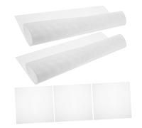 OKUMEYR Tapis de Séchage Résistance Haute Température Blanc Réutilisables Lot de 5 en Silicone Forme Carrée pour Aliments pour Déshydrateur Alimentaire
