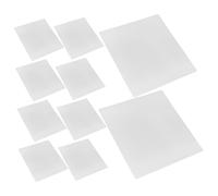 OKUMEYR Tapis Pochoir Stylo 3d Transparent Pvc 20x18 Cm Lot 10 Pièces Loisirs Créatifs Dessin Tridimensionnel pour Artistes Amateurs et Professionnels Peinture Modélisme